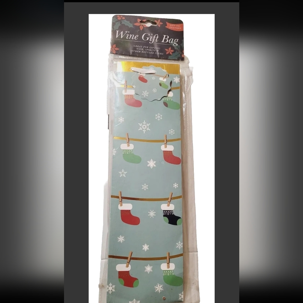 Christmas Wine Gift Bag